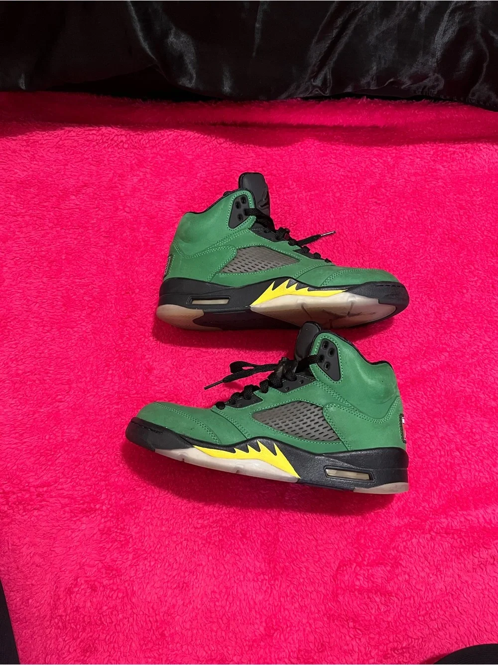 Jordan Men’s Green Black Yellow Athletic Shoes